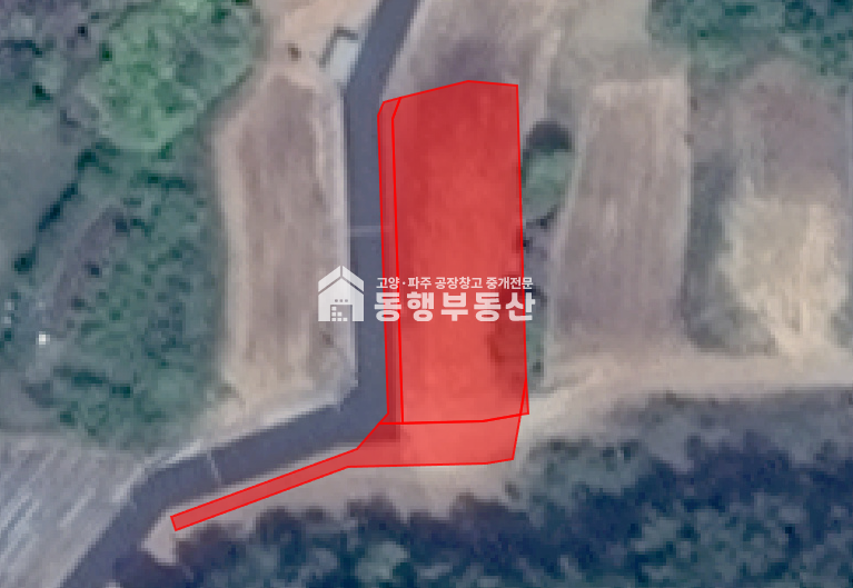 경기 파주시 조리읍 오산리 #40피트진출입 #단독마당 #민원소지X #반듯한모양 #계획관리토지 #330평매매 매매 매물번호 10588 사진 1