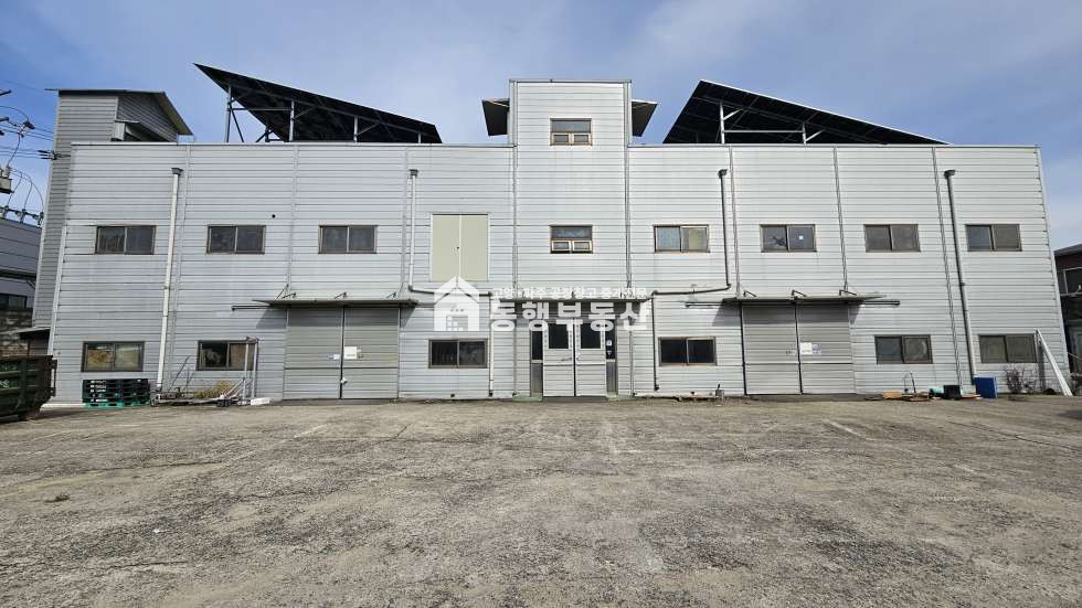 경기 파주시 조리읍 능안리 #태양광70kw #오수직관 #식품가능 #북고양설문ic #부지524평 #공장340평매매 매매 매물번호 11189 사진 2